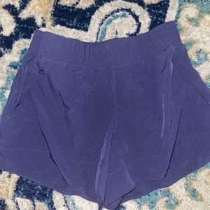 Blue athletic shorts